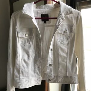 White denim jacket